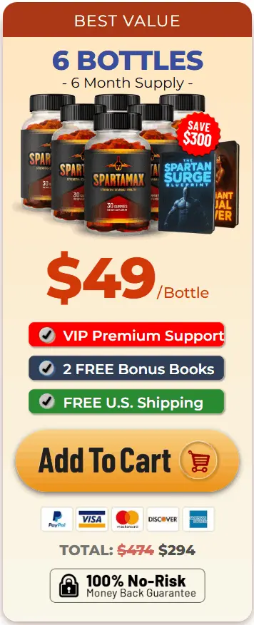 Spartamax 6 Bottle